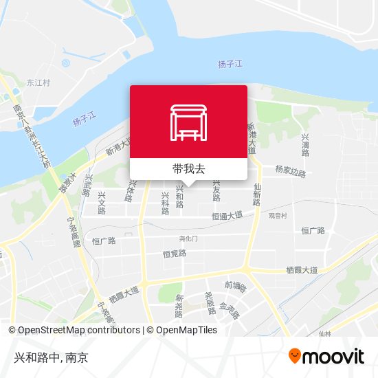 兴和路中地图