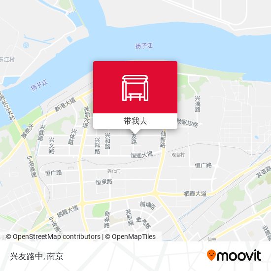 兴友路中地图