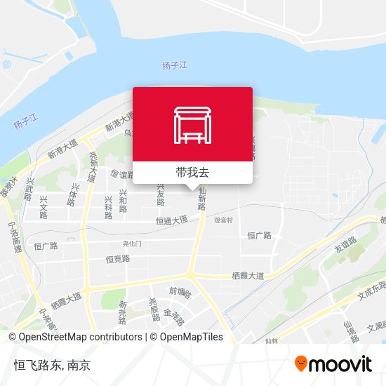 恒飞路东地图