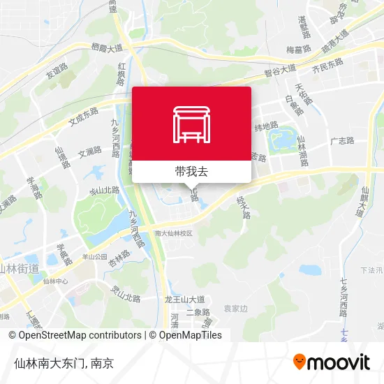 仙林南大东门地图