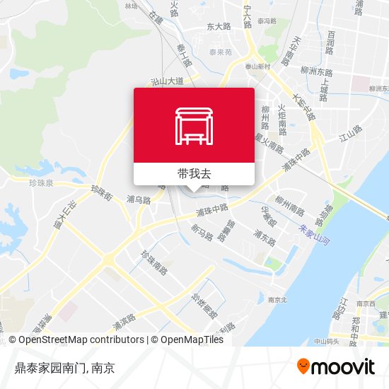 鼎泰家园南门地图