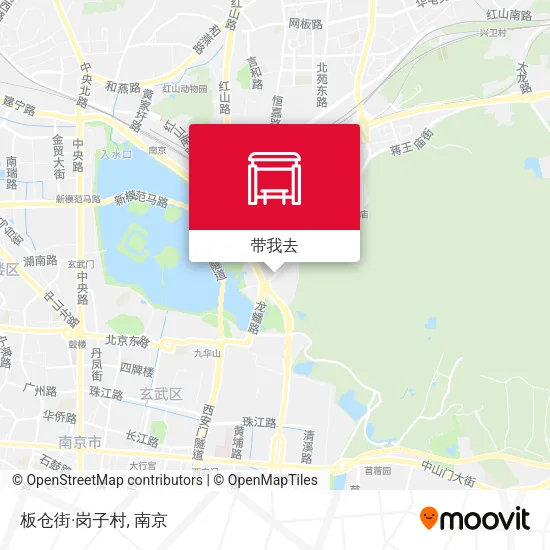 板仓街·岗子村地图