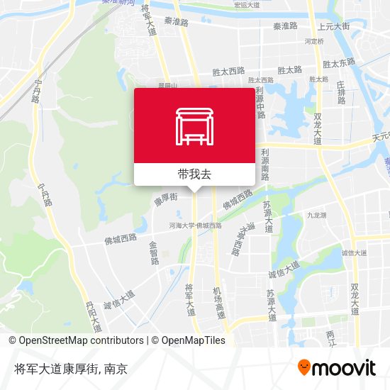 将军大道康厚街地图