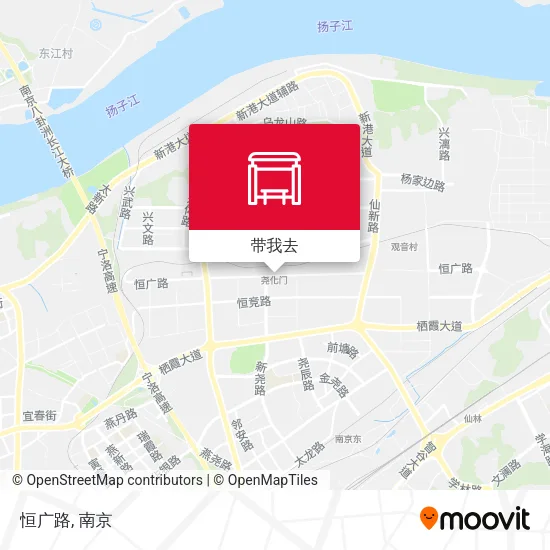 恒广路地图