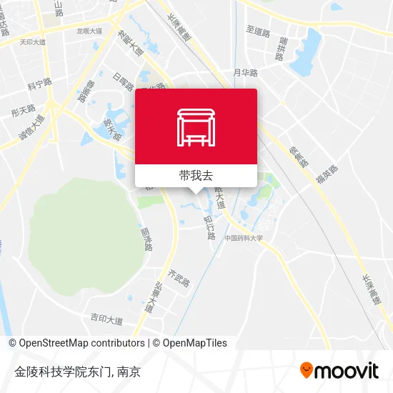 金陵科技学院东门地图
