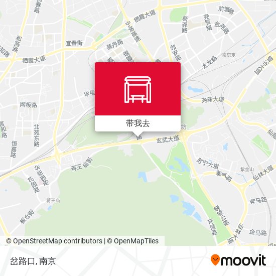 岔路口地图