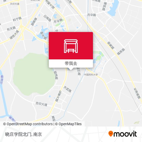 晓庄学院北门地图