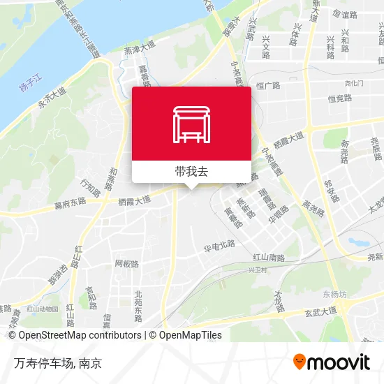 万寿停车场地图
