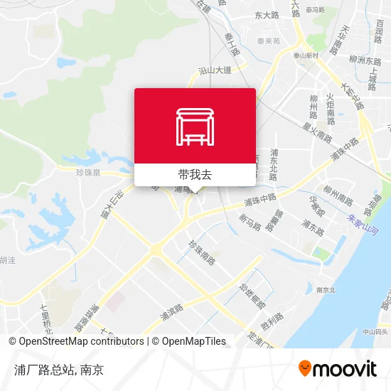 浦厂路总站地图