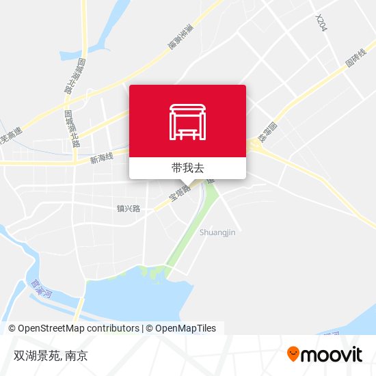 双湖景苑地图