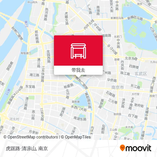 虎踞路·清凉山地图