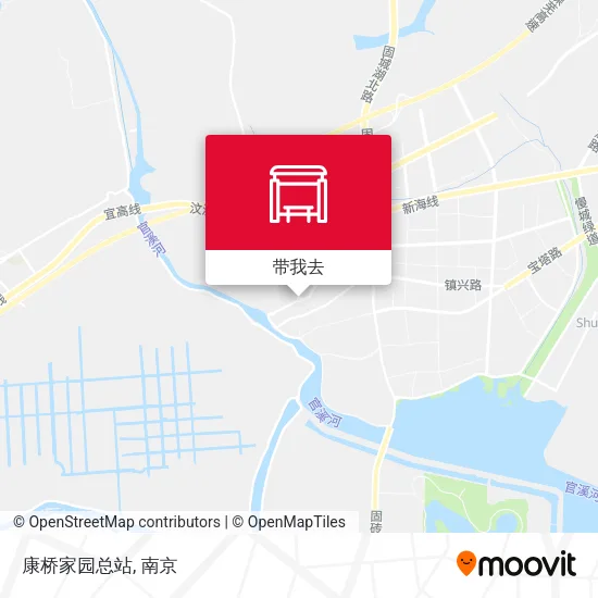 康桥家园总站地图