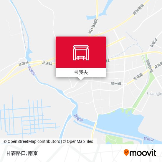 甘霖路口地图