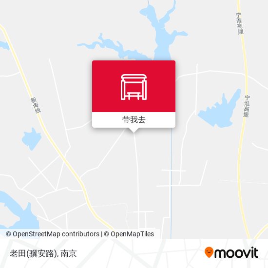 老田(骥安路)地图