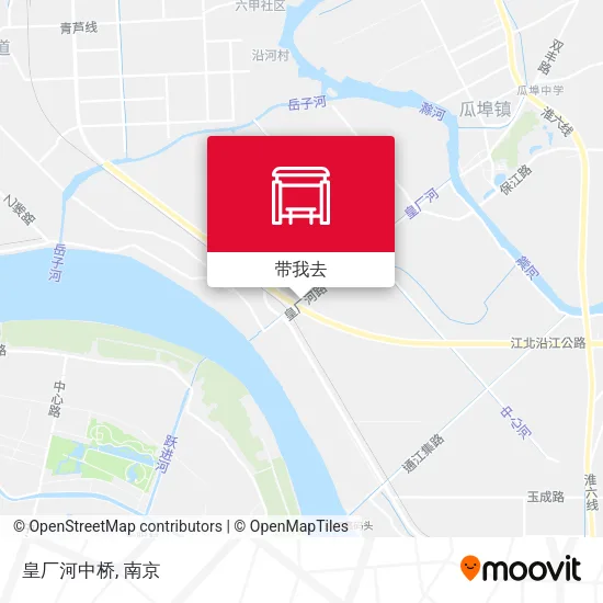 皇厂河中桥地图