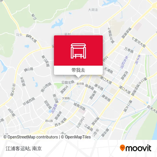 江浦客运站地图