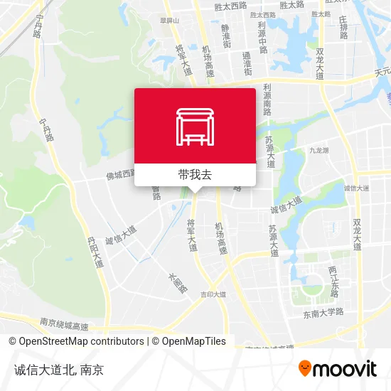 诚信大道北地图