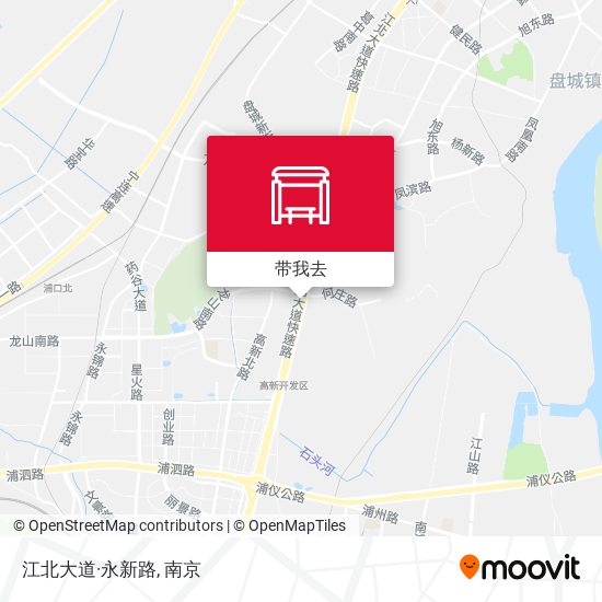 江北大道·永新路地图