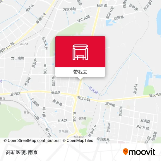 高新医院地图