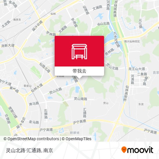 灵山北路·汇通路地图