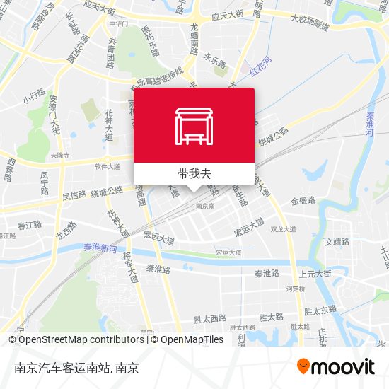 南京汽车客运南站地图