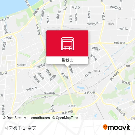 计算机中心地图