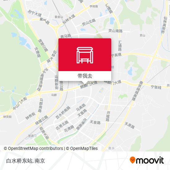 白水桥东站地图