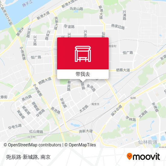 尧辰路·新城路地图