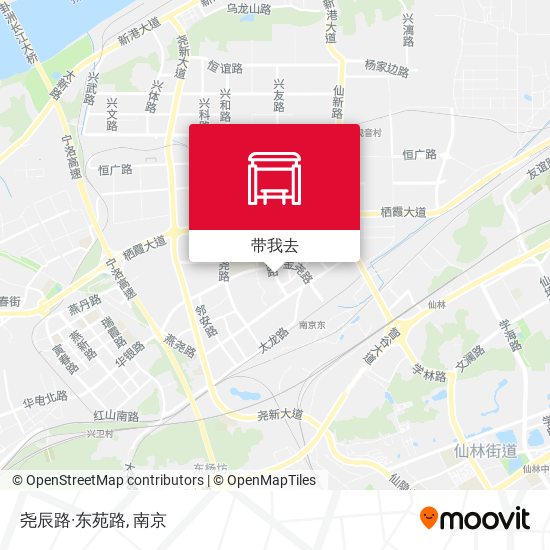 尧辰路·东苑路地图