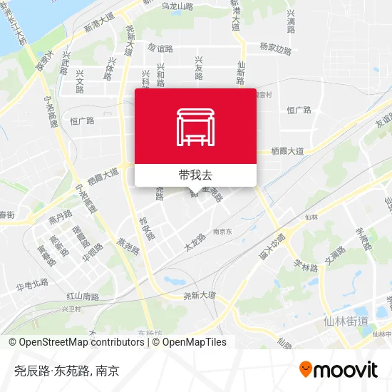 尧辰路·东苑路地图