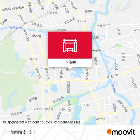 佳湖西路南地图