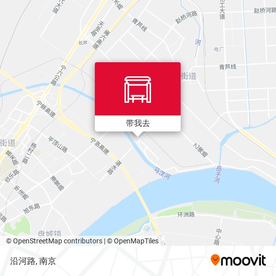 沿河路地图