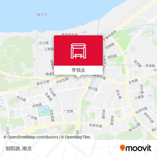 朝阳路地图