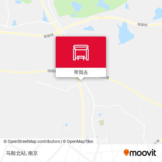 马鞍北站地图