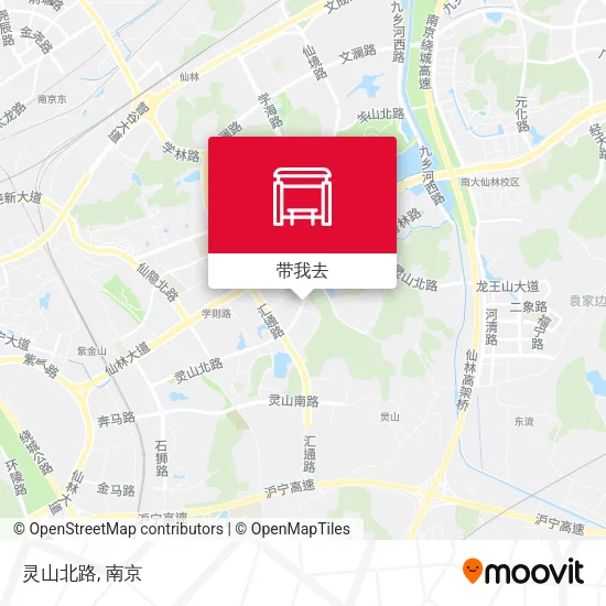 灵山北路地图