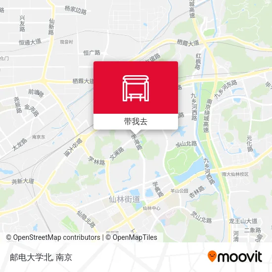 邮电大学北地图