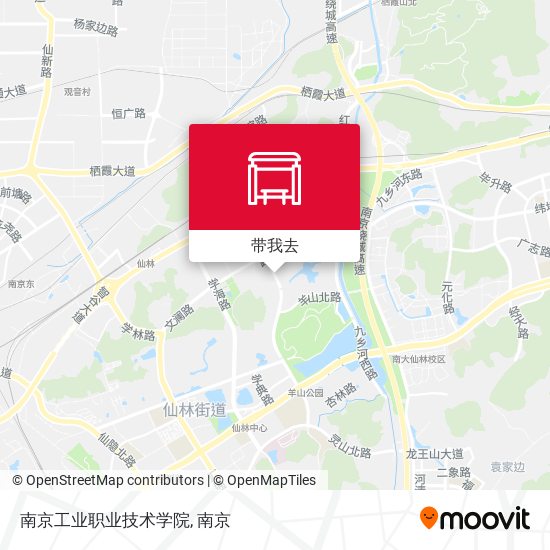 南京工业职业技术学院地图