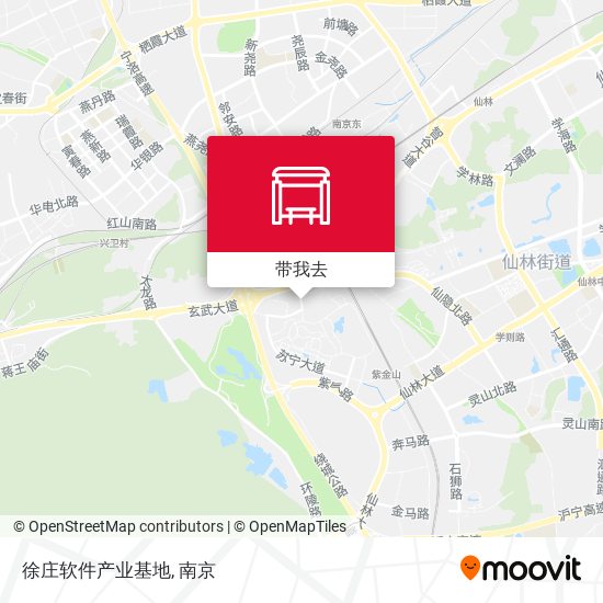 徐庄软件产业基地地图