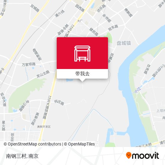 南钢三村地图