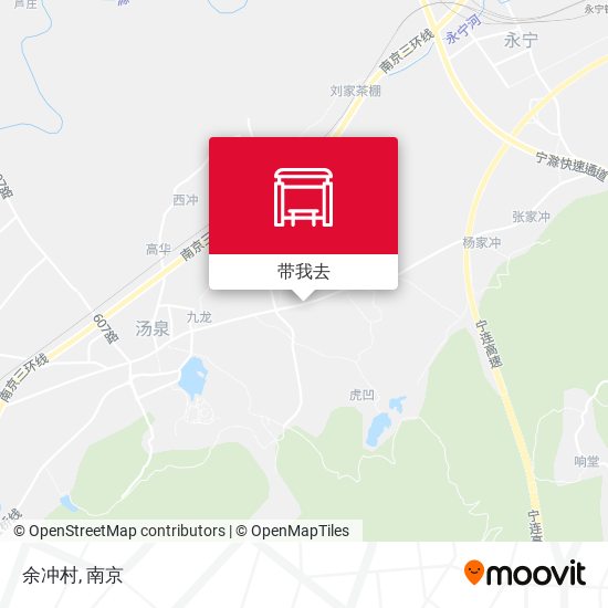 余冲村地图