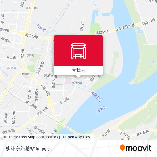 柳洲东路总站东地图