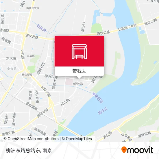 柳洲东路总站东地图