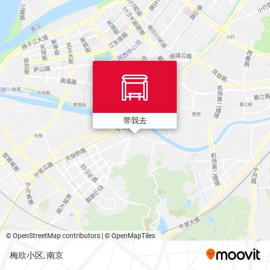 梅欣小区地图
