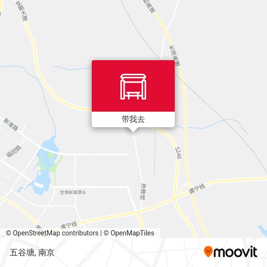 五谷塘地图