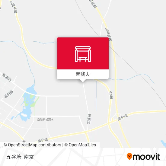 五谷塘地图