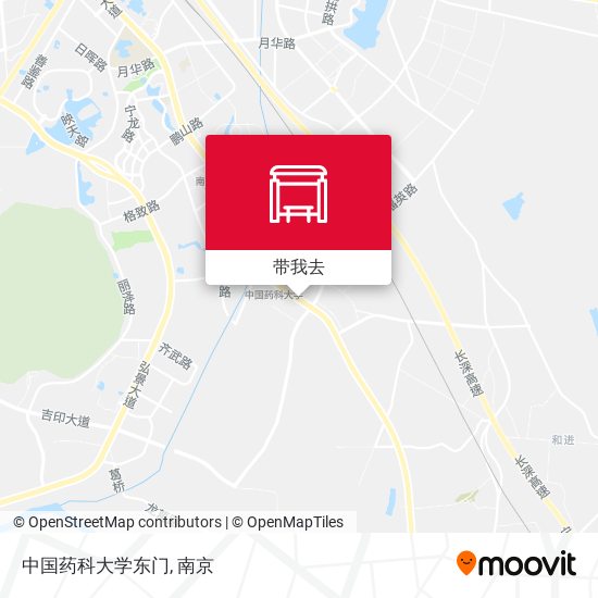 中国药科大学东门地图