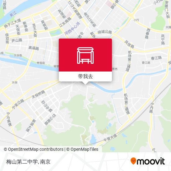 梅山第二中学地图