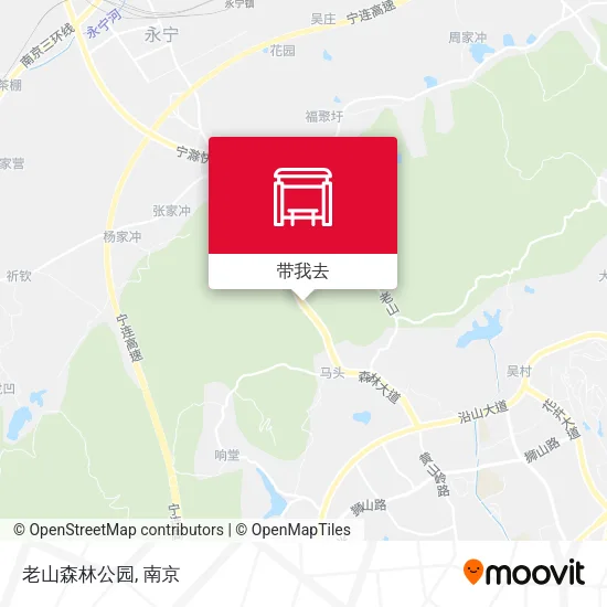老山森林公园地图