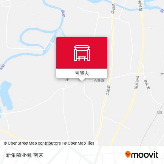 新集商业街地图