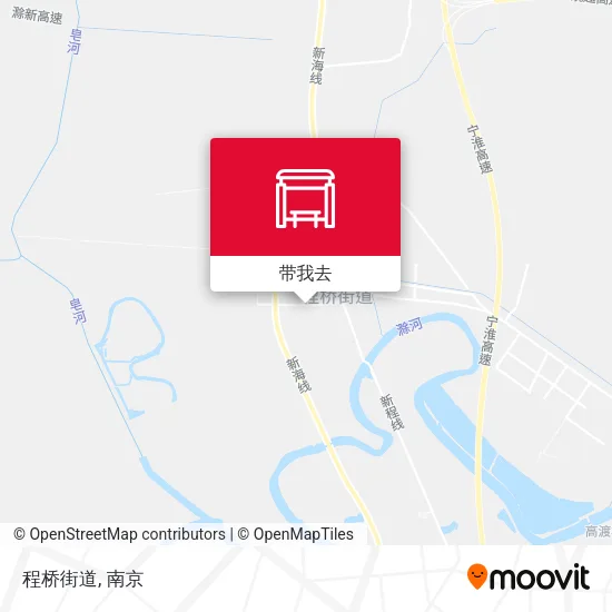 程桥街道地图
